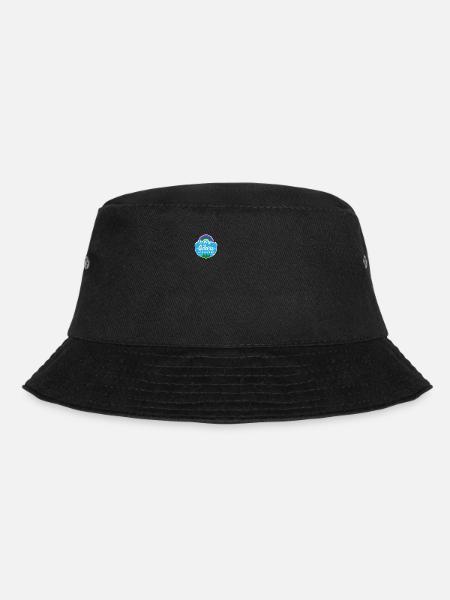 Gay Hiker and Biker Outdoor Activity Theme Gikers - Bucket Hat - Schwarz