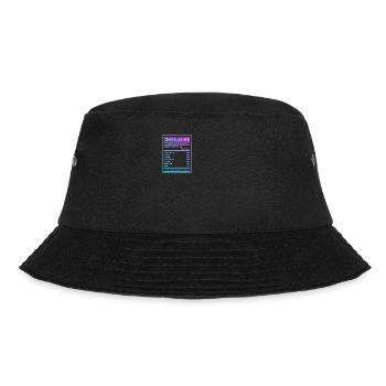 Cheerleader Nutritional Facts Cheerleading Cheerda - Bucket Hat - Schwarz - Vorne - Lela (165cm)