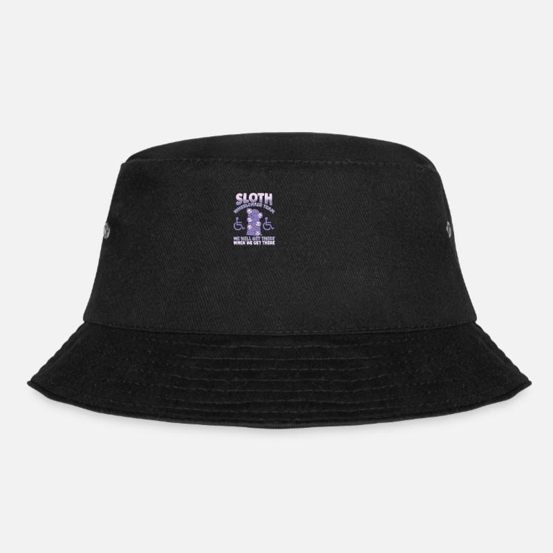 Handicap Wheelchair Design for an Amputation - Bucket Hat - Schwarz