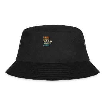 I'm not evil, my Japanese accent - Bucket Hat - black - Front - Lela (165cm)