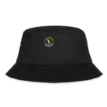 Windsurfen Brett Segel Paddel Windsurfer Wasser - Bucket Hat - Schwarz - Vorne - Lela (165cm)