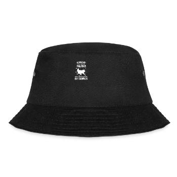 Samojeden Mama Samojede Frauchen Hundehalter - Bucket Hat - Schwarz - Vorne - Lela (165cm)
