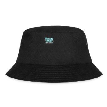 Nobody cares work harder - Bucket Hat - Schwarz - Vorne - Lela (165cm)
