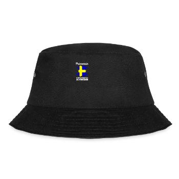 Prinzessin Skandinavien Schwede Schwedisch Schwede - Bucket Hat - Schwarz - Vorne - Lela (165cm)