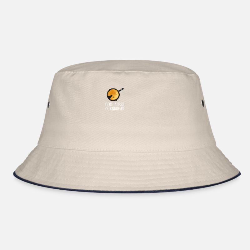 Cornbread Baking Cornmeal Muffins Batter Bread Bucket Hat