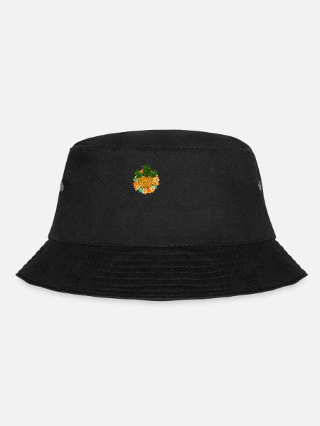 Sommerurlaub Geschenk Frucht Tropische Ananas - Bucket Hat - Schwarz