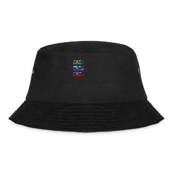 Biologie Chemie Physik Spruch für Lehrer Geschenk - Bucket Hat - Schwarz - Vorne - Lela (165cm)