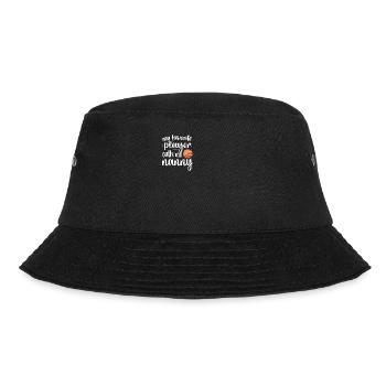 Nanny Grandma Of Basketball Player Basketball Nanny - Bucket Hat - black - Front - Lela (165cm)