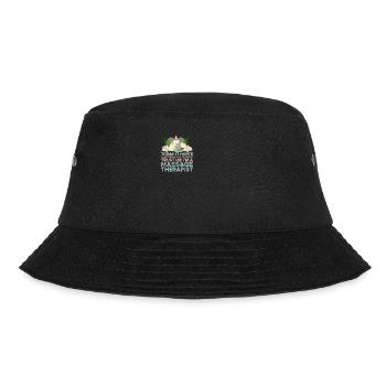 Physical Therapist Speech and Massage Therapy Chir - Bucket Hat - Schwarz - Vorne - Lela (165cm)