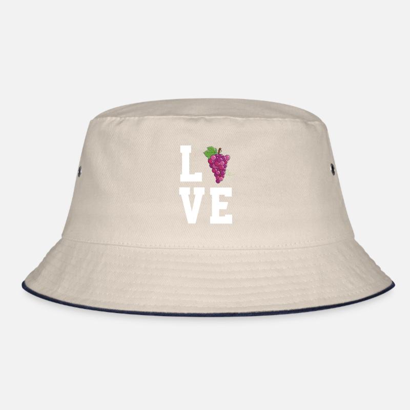 Love Red Grapes Bucket Hat