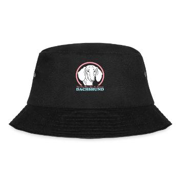 Dachshund Mom Dackel Hundebesitzerin Geschenk - Bucket Hat - Schwarz - Vorne - Lela (165cm)