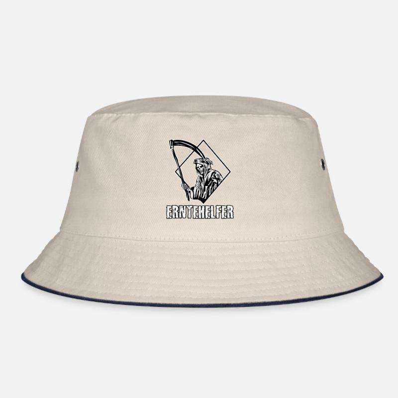 Sensenmann Erntehelfer Grim Reaper Bucket Hat