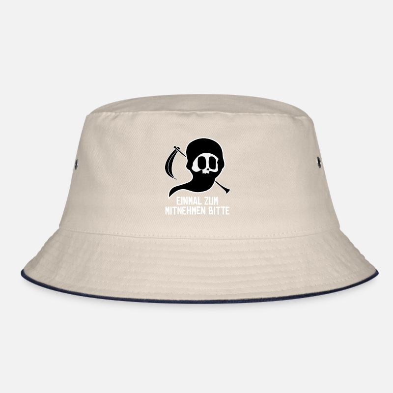 Sensenmann Witz Grim Reaper Bucket Hat