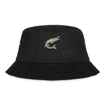 Mosasaurus I Marine Repiel Cretaceous Fossils - Bucket Hat - black - Front - Lela (165cm)