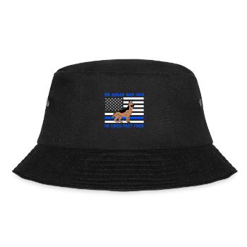 Go Ahead Run He Likes Fast Food USA American Flag - Bucket Hat - Schwarz - Vorne - Lela (165cm)