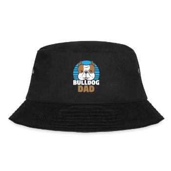 Dog Bulldog Bulldog Dad Owner Dog Owner - Bucket Hat - black - Front - Lela (165cm)