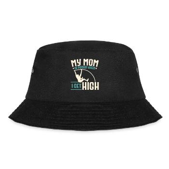 My mother is proud when I come up Stabho - Bucket Hat - black - Front - Lela (165cm)