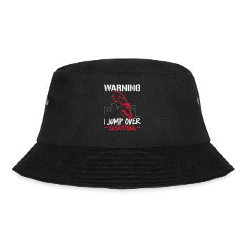 Attention I jump over everything Parkour Traceur - Bucket Hat - black - Front - Lela (165cm)