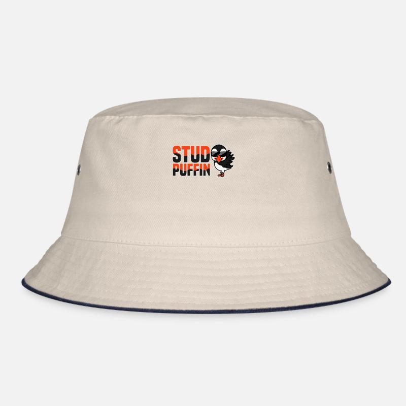 Stud Puffin Papageientaucher Papagei Geschenk Bucket Hat