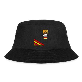 Sauftrikot Deutschland Oliver Promill - Bucket Hat - Schwarz - Vorne - Lela (165cm)