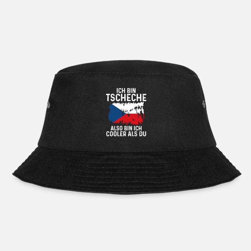 Tschechien Tscheche Tschechisches - Bucket Hat - Schwarz