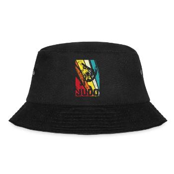 Vintage Judo Judoka - Bucket Hat - Schwarz - Vorne - Lela (165cm)