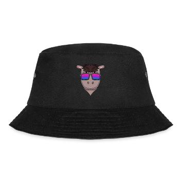 Bisexual Horse Gift - Bucket Hat - black - Front - Lela (165cm)