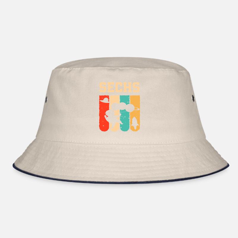 Astronaut 6th Birthday Space Boy Gift Bucket Hat