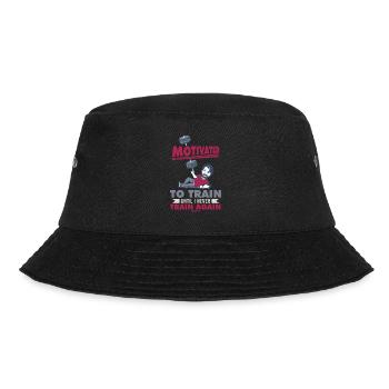 Motivation - Bucket Hat - Schwarz - Vorne - Lela (165cm)