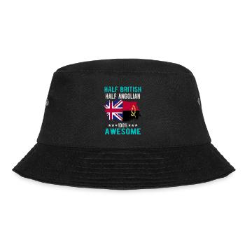 Half British Half Angolier - Bucket Hat - black - Front - Lela (165cm)