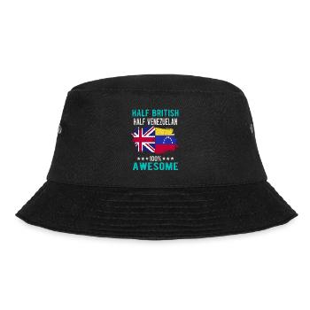 Half British Half Venezuelan - Bucket Hat - black - Front - Lela (165cm)