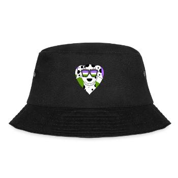 Genderqueer Lgbt Dog Dalmatian - Bucket Hat - black - Front - Lela (165cm)