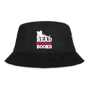 I Read Banned Books 39 - Bucket Hat - black - Front - Lela (165cm)