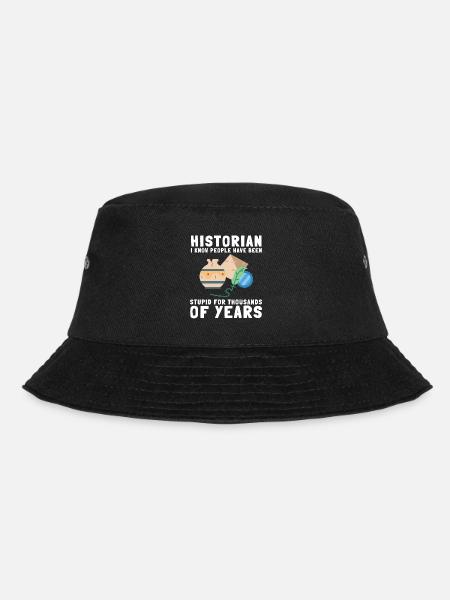 Research Historian Museum Curator And Archivist - Bucket Hat - Schwarz