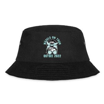 Mädels on Tour Ostsee 2022 - Bucket Hat - Schwarz - Vorne - Lela (165cm)