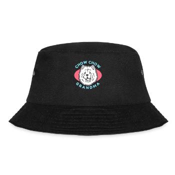 Chow Chow Grandma Hunde Hundebesitzer Geschenk - Bucket Hat - Schwarz - Vorne - Lela (165cm)