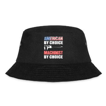Maschinist nach Wahl Mechaniker Geschenk - Bucket Hat - Schwarz - Vorne - Lela (165cm)