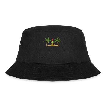 Turtle Palm Sweet Turtle Lovers - Bucket Hat - black - Front - Lela (165cm)