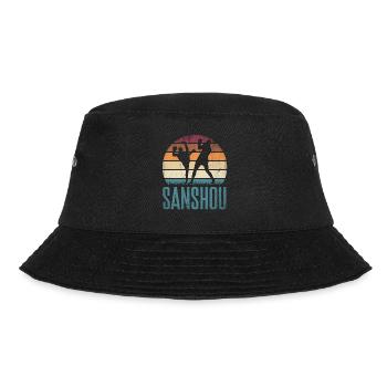 Chinese Martial Arts Sanshou Chinese Boxing - Bucket Hat - Schwarz - Vorne - Lela (165cm)