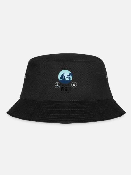 Immer eine Handbreit Wasser unter dem Kiel - Bucket Hat - Schwarz