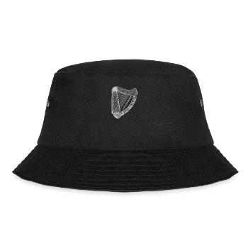 Harfe I Saiteninstrument Musik Motiv für Harfen - Bucket Hat - Schwarz - Vorne - Lela (165cm)