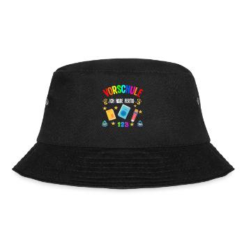 Vorschule Abschluss Vorschüler Geschenk - Bucket Hat - Schwarz - Vorne - Lela (165cm)