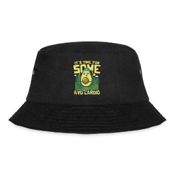 It's Time For Some Avo-Cardio - Bucket Hat - Schwarz - Vorne - Lela (165cm)