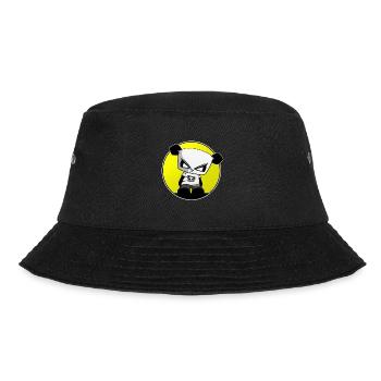 Gaming Panda Gangsta Panda funny cute cool - Bucket Hat - black - Front - Lela (165cm)