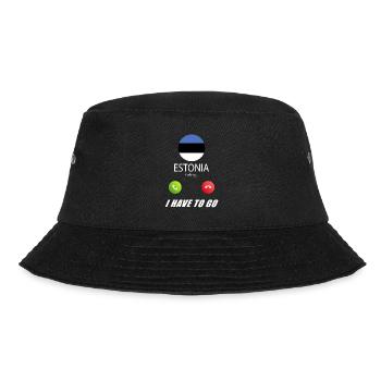 Estonia calls lusiger flags - Bucket Hat - black - Front - Lela (165cm)