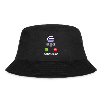 Greece calls lusiger flags slogan - Bucket Hat - black - Front - Lela (165cm)
