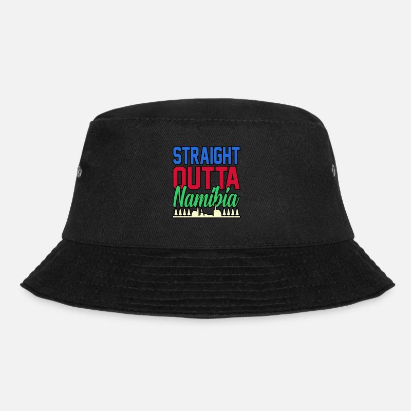 Namibia - Bucket Hat - Schwarz