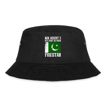 Pakistan Pakistaner Pakistanisches - Bucket Hat - Schwarz - Vorne - Lela (165cm)