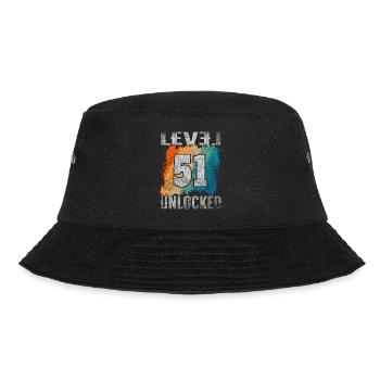 Niveau cadeau d’anniversaire débloqué 51 ans - Bob - noir - Devant - Lela (165cm)