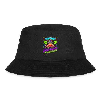 Illuminati Pyramid Alien - Psychedelic Research - Bucket Hat - Schwarz - Vorne - Lela (165cm)